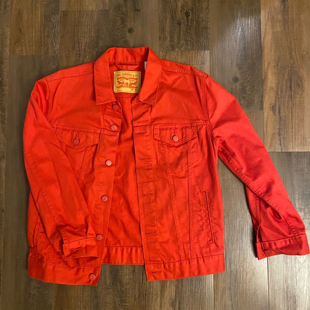 Levi's Red Denim Jacket